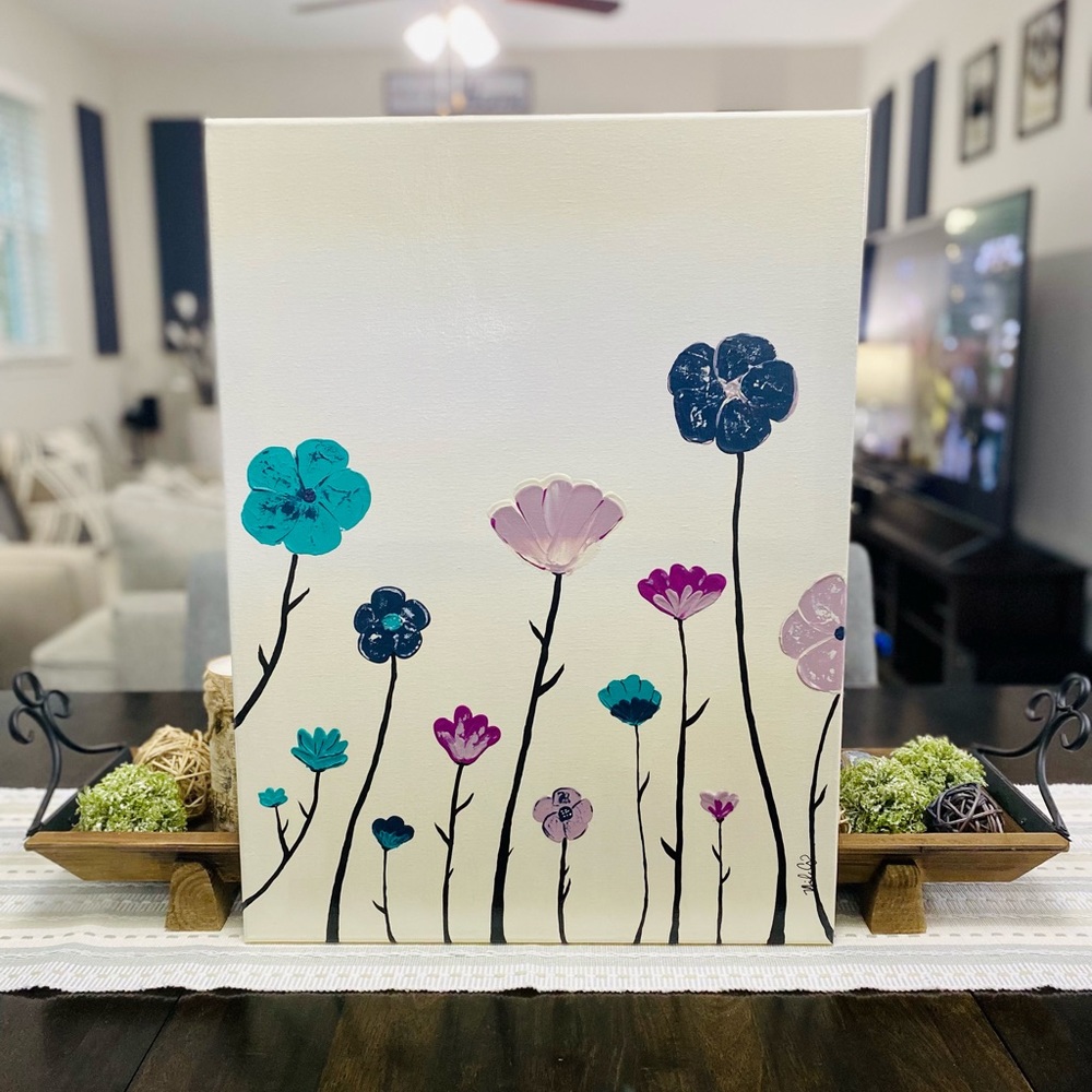 Flowers on a Canvas
